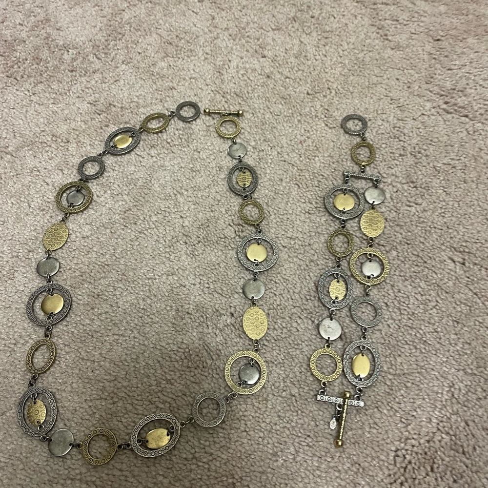 Necklace and bracelet